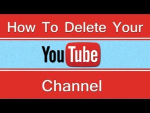 YouTube Account Delete