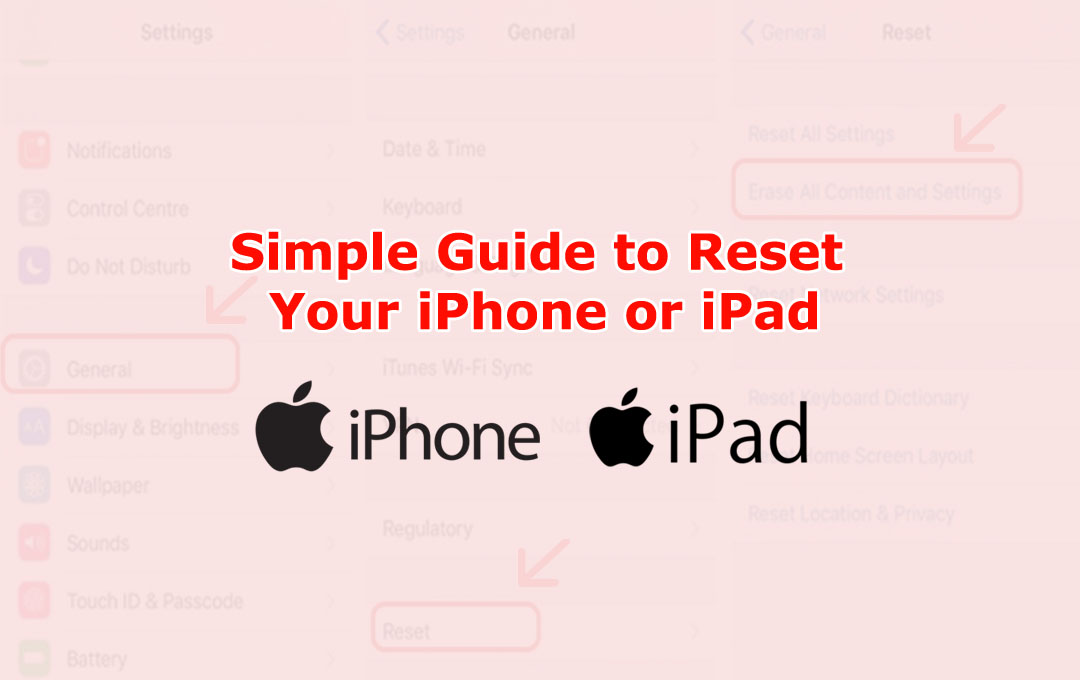 Reset Your iPhone or iPad