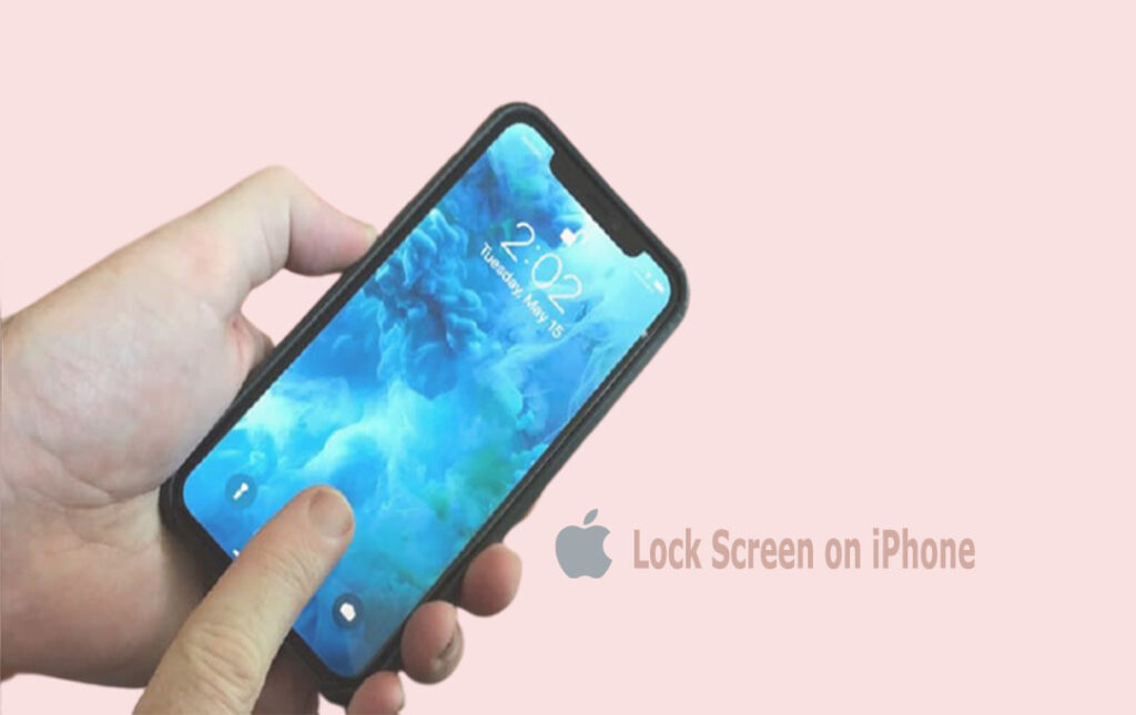 Lock screen on iPhone
